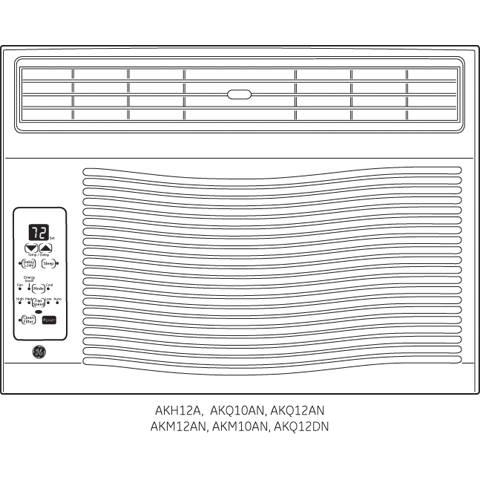 115 Volt Room Air Conditioner AKH12AN, product image 3 of 3