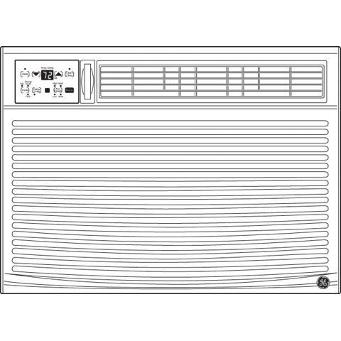 230 Volt Electronic Room Air Conditioner AKW18DN