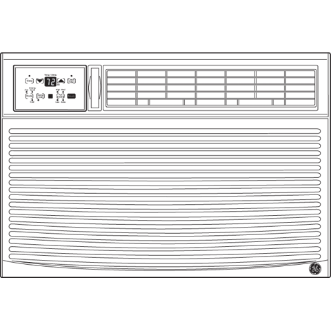 230 Volt Electronic Room Air Conditioner AKW25DN