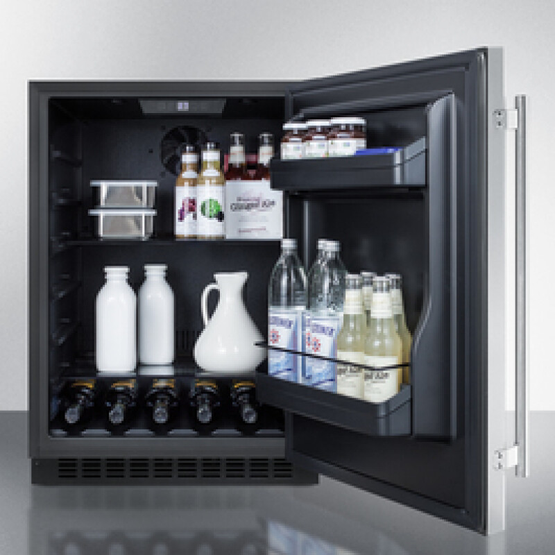 24" Wide Built-In All-Refrigerator, ADA Compliant view 4