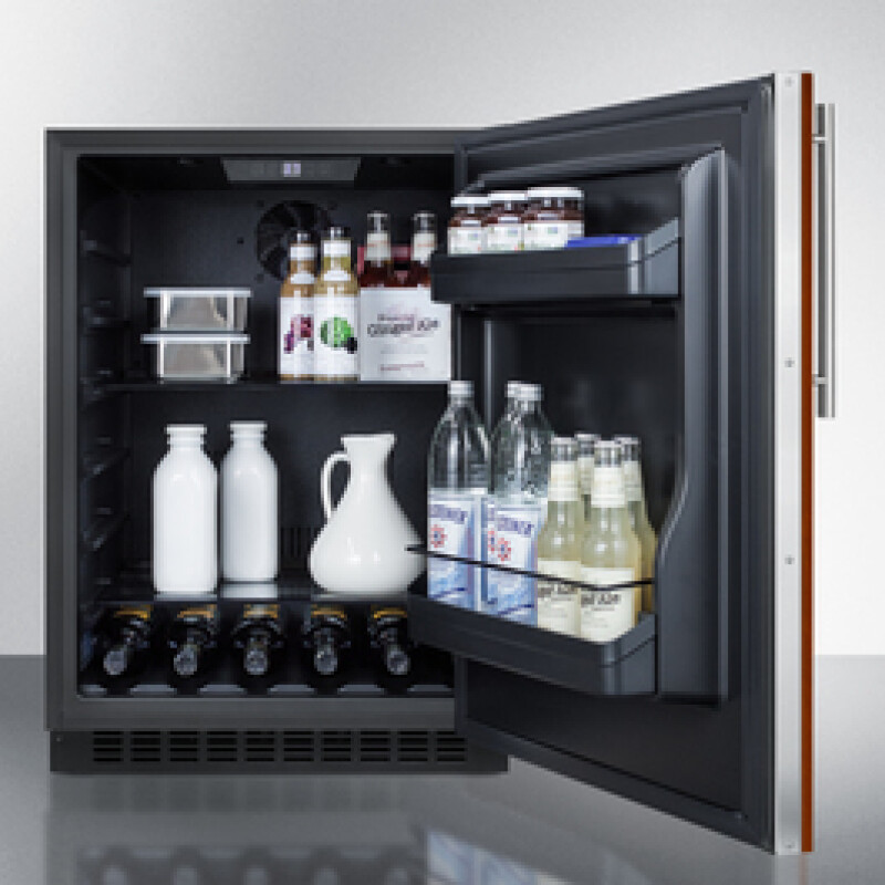 24" Wide Built-In All-Refrigerator, ADA Compliant (Panel Not Included) view 4