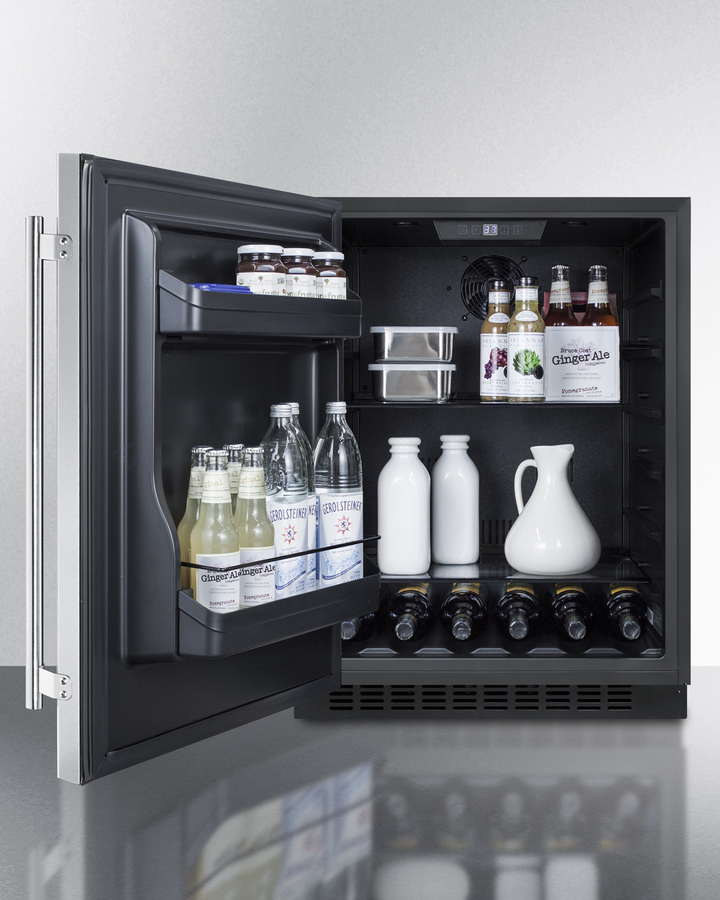 24" Wide Built-In All-Refrigerator, ADA Compliant view 2
