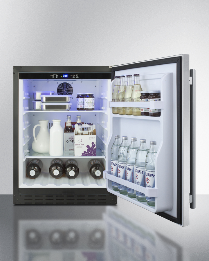 24" Wide Built-In All-Refrigerator, ADA Compliant view 12