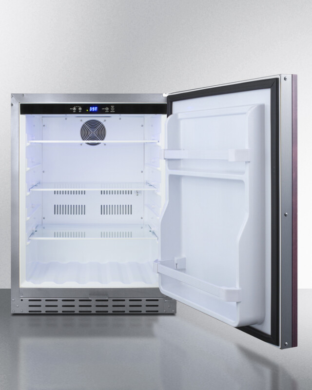 24" Built-In Outdoor Refrigerator, ADA Compliant AL55OSCSSIF
