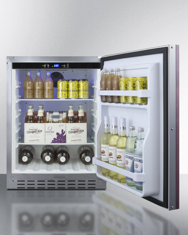 24" Built-In Outdoor Refrigerator, ADA Compliant AL55OSCSSIF