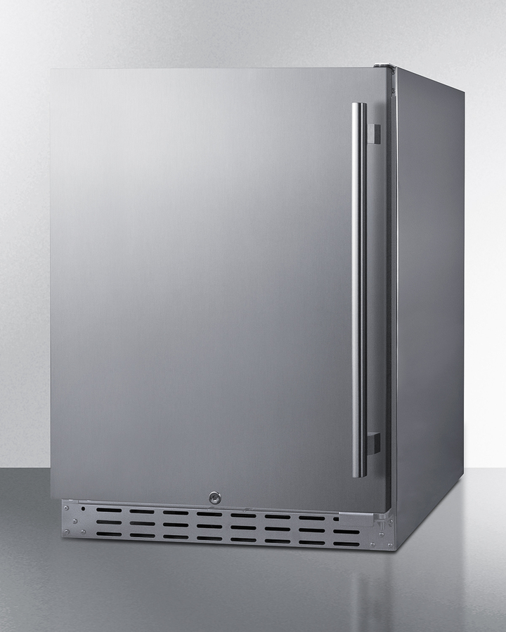 24" Built-In Outdoor Refrigerator, ADA Compliant AL55OSCSSLHD