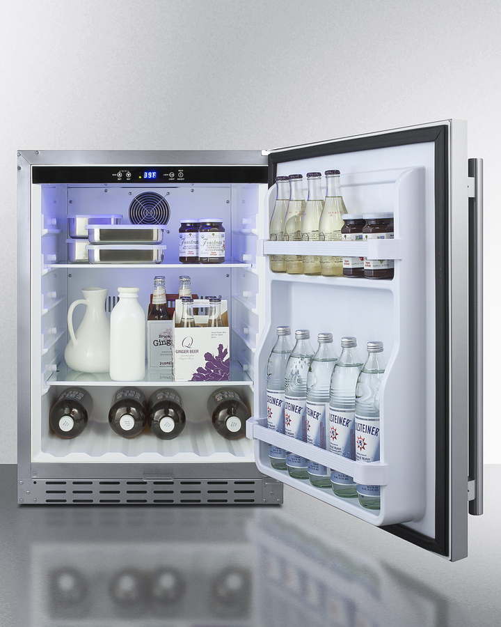 24" Built-In Outdoor Refrigerator, ADA Compliant view 5