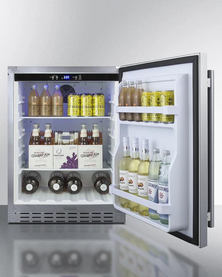 24" Built-In Outdoor Refrigerator, ADA Compliant view 8
