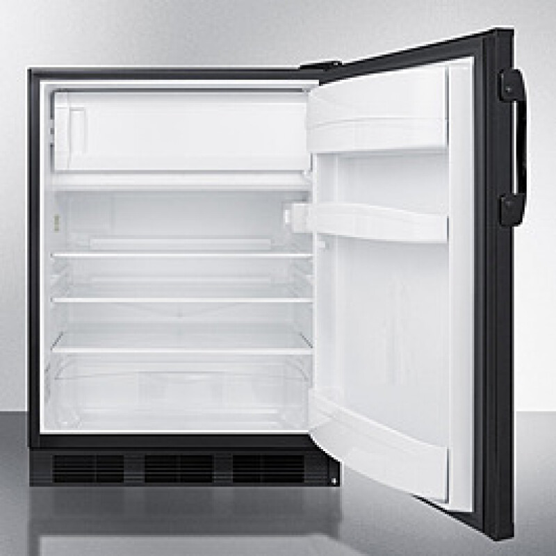 24" Wide Refrigerator-Freezer, ADA Compliant AL652BK