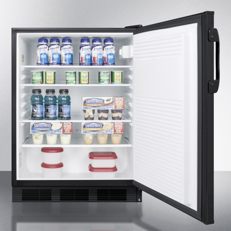 24" Wide Built-In All-Refrigerator, ADA Compliant AL752BKBI