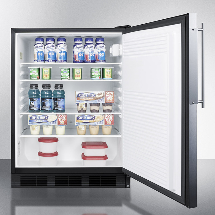 24" Wide Built-In All-Refrigerator, ADA Compliant AL752BKBIFR