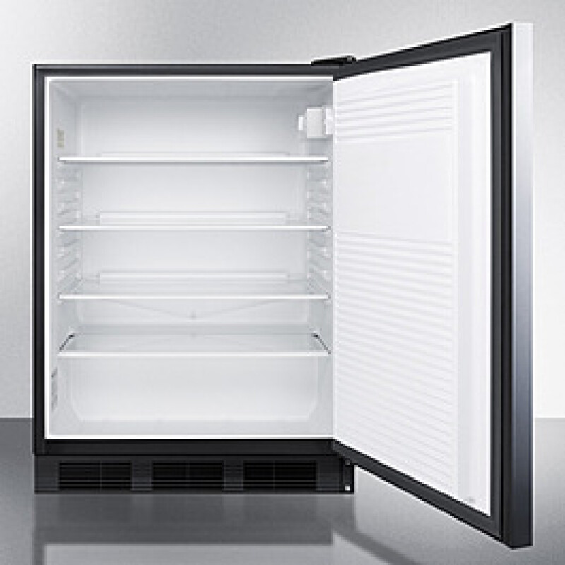 24" Wide Built-In All-Refrigerator, ADA Compliant AL752BKBISSHH