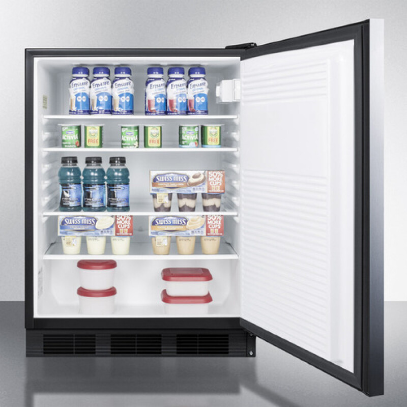 24" Wide Built-In All-Refrigerator, ADA Compliant AL752BKBISSHH