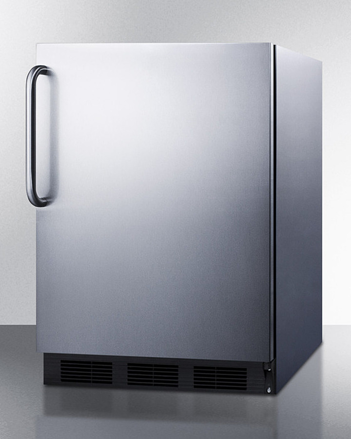 24" Wide Built-In All-Refrigerator, ADA Compliant AL752BKCSS