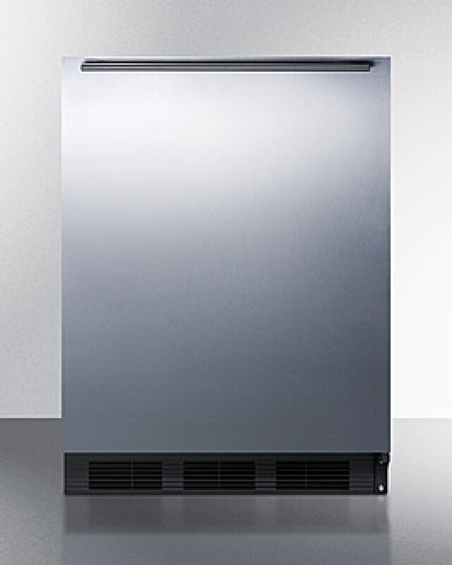 24" Wide All-Refrigerator, ADA Compliant AL752BKSSHH