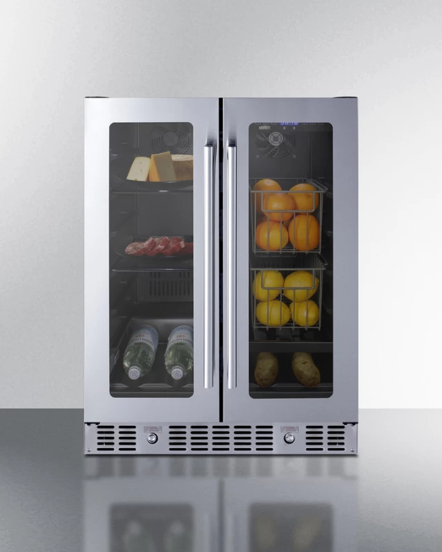 24" Built-In Dual-Zone Produce Refrigerator, ADA Compliant ALFD24WBVPANTRY