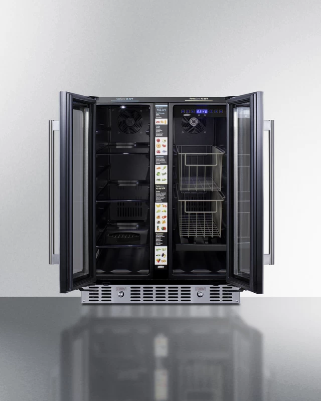 24" Built-In Dual-Zone Produce Refrigerator, ADA Compliant ALFD24WBVPANTRY