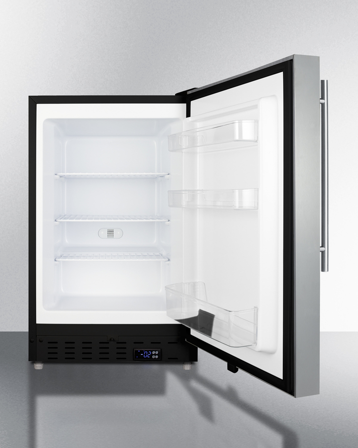 21" Wide Built-In All-Freezer, ADA Compliant ALFZ37BCSSHV