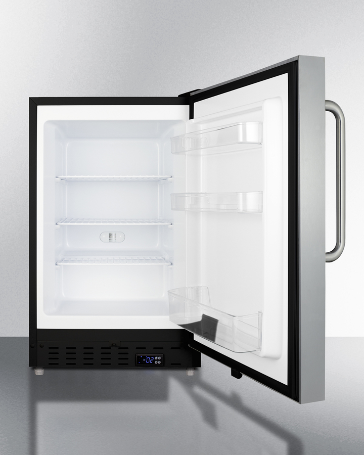 21" Wide Built-In All-Freezer, ADA Compliant ALFZ37BSSTB