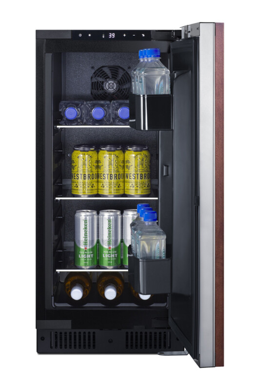 15" Wide Built-In All-Refrigerator, ADA Compliant (Panel Not Included) ALR15BSSPNR