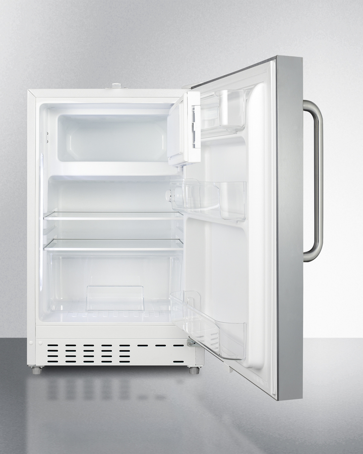 21" Wide Built-in Refrigerator-Freezer, ADA Compliant ALRF48CSS
