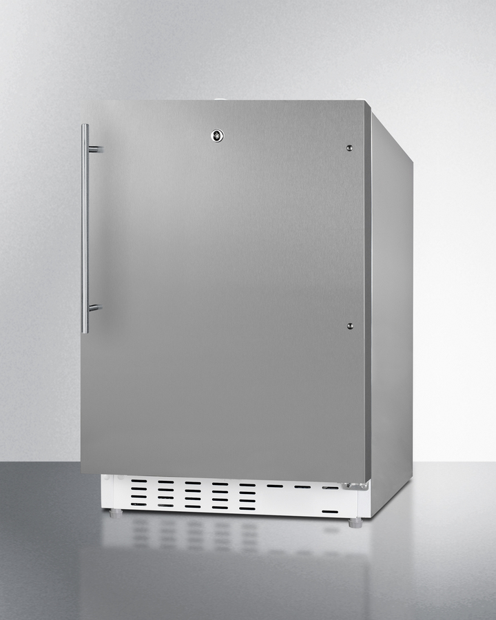 21" Wide Built-in Refrigerator-Freezer, ADA Compliant ALRF48CSSHV