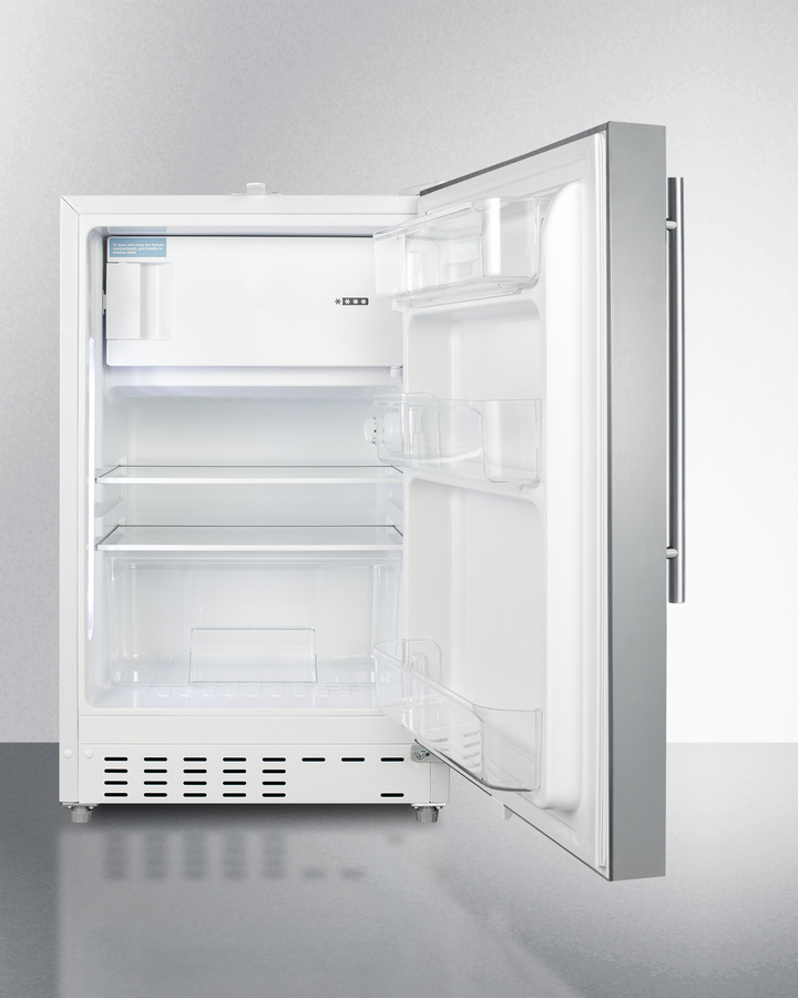 21" Wide Built-in Refrigerator-Freezer, ADA Compliant ALRF48CSSHV