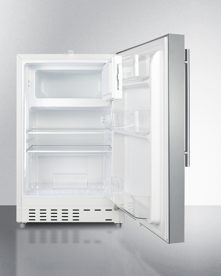 21" Wide Built-in Refrigerator-Freezer, ADA Compliant ALRF48CSSHV