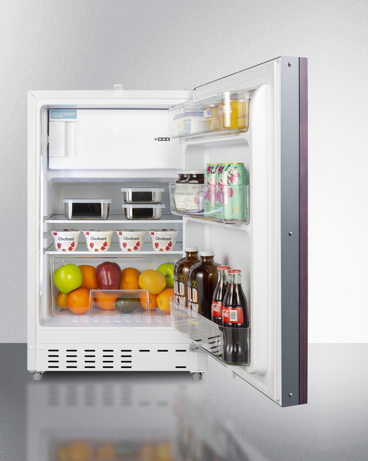 21" Wide Built-in Refrigerator-Freezer, ADA Compliant (Panel Not Included) ALRF48IF