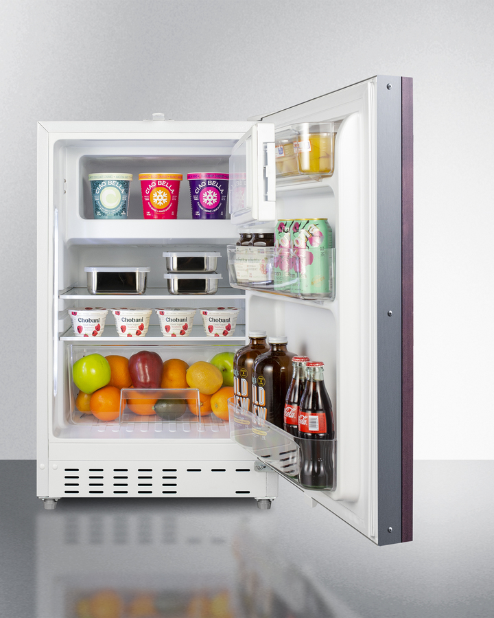21" Wide Built-in Refrigerator-Freezer, ADA Compliant (Panel Not Included) ALRF48IF