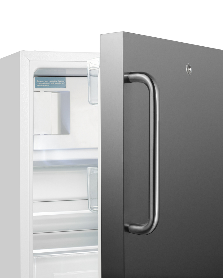 21" Wide Built-in Refrigerator-Freezer, ADA Compliant ALRF48SSTB