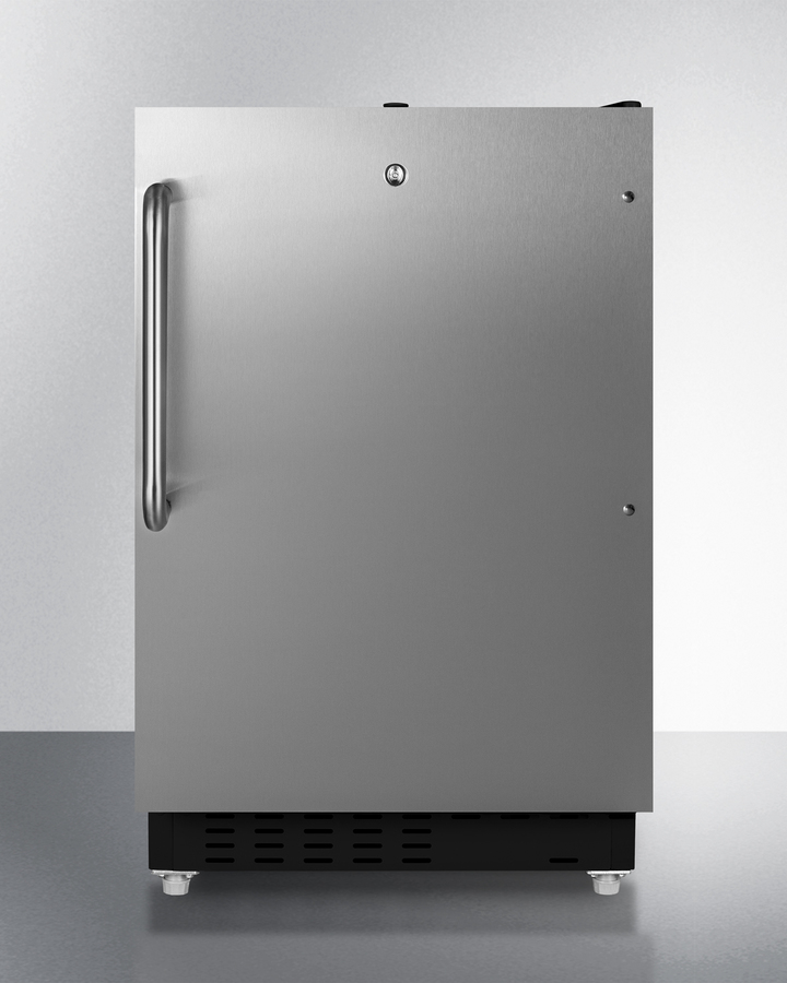 21" Wide Built-in Refrigerator-Freezer, ADA Compliant ALRF49BCSS