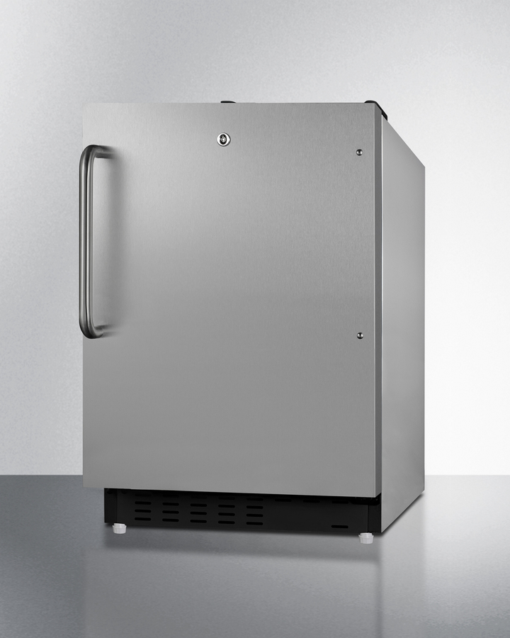 21" Wide Built-in Refrigerator-Freezer, ADA Compliant ALRF49BCSS