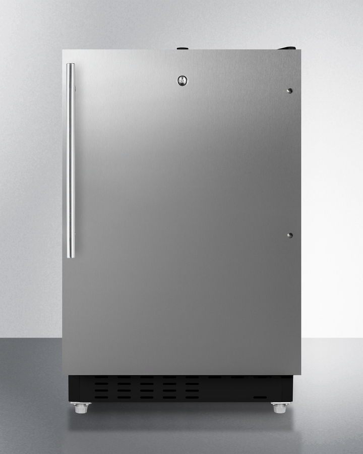 21" Wide Built-in Refrigerator-Freezer, ADA Compliant ALRF49BCSSHV