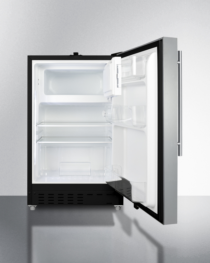 21" Wide Built-in Refrigerator-Freezer, ADA Compliant ALRF49BCSSHV