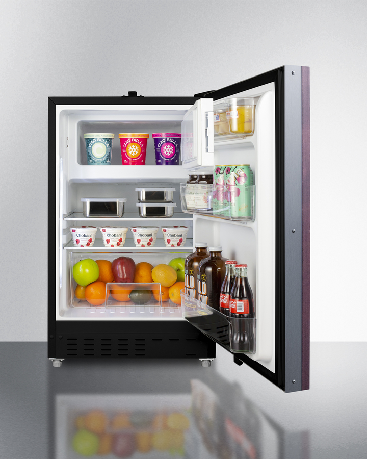 21" Wide Built-in Refrigerator-Freezer, ADA Compliant (Panel Not Included) ALRF49BIF