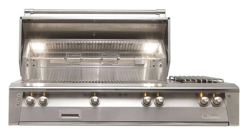 56″ Built-in Grill, 3 Burner, Rotis, Smoker ALXE56