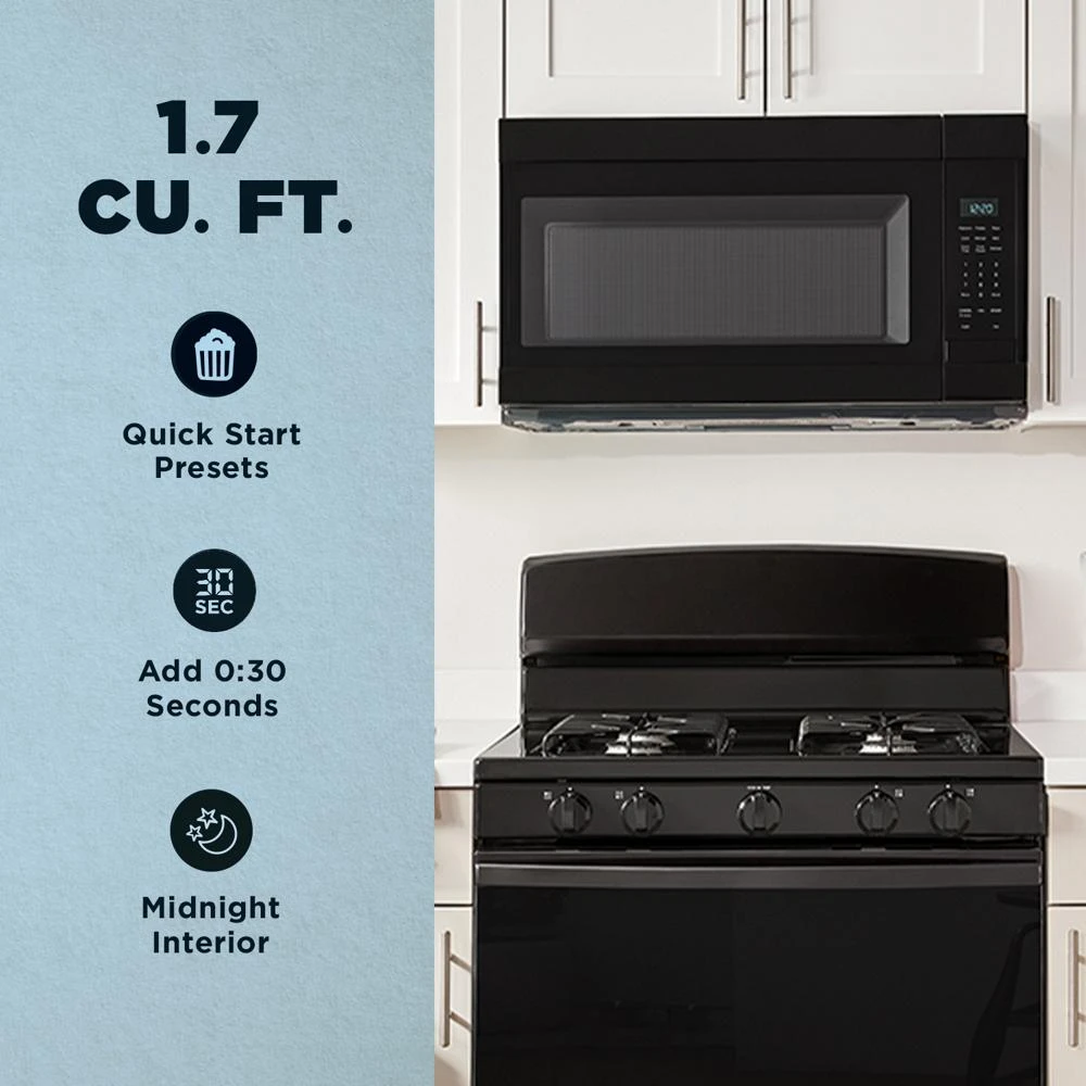 1.7 Cu. Ft. Over-the-Range Microwave with Quick Start Presets AMMS2230TB