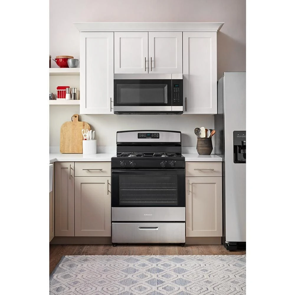 1.7 Cu. Ft. Over-the-Range Microwave with Quick Start Presets AMMS2230TS
