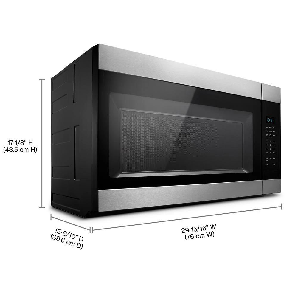 1.7 Cu. Ft. Over-the-Range Microwave with Quick Start Presets AMMS2230TS