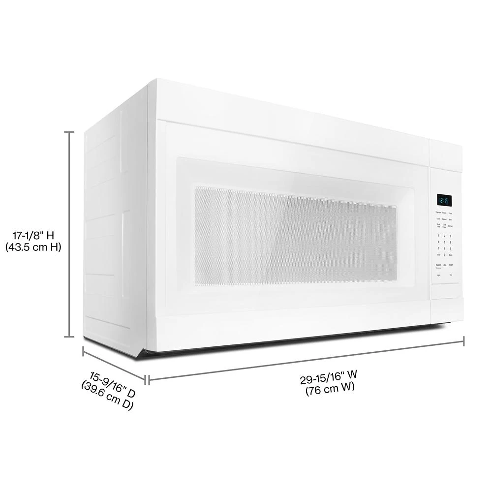 1.7 Cu. Ft. Over-the-Range Microwave with Quick Start Presets AMMS2230TW