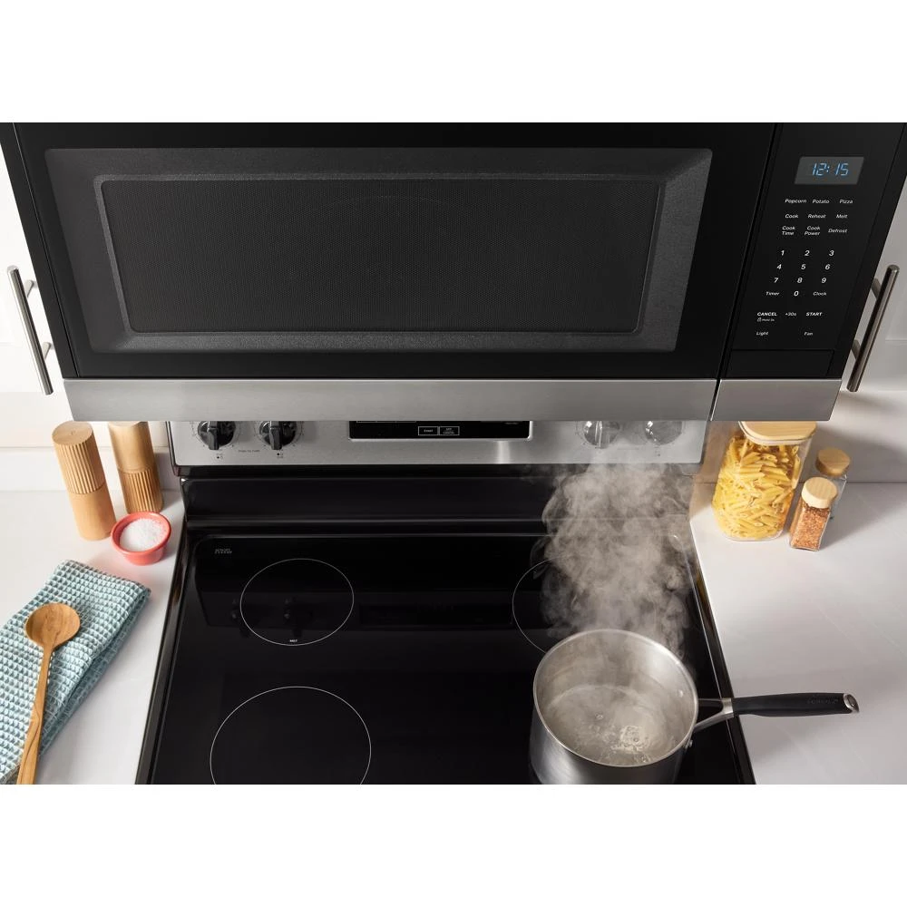 1.7 Cu. Ft. Over-the-Range Microwave with Quick Start Presets AMMS2230TW