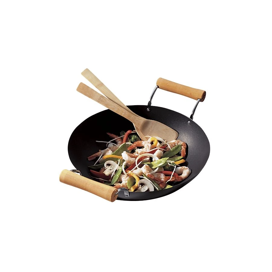 Flat Bottom Wok AO142