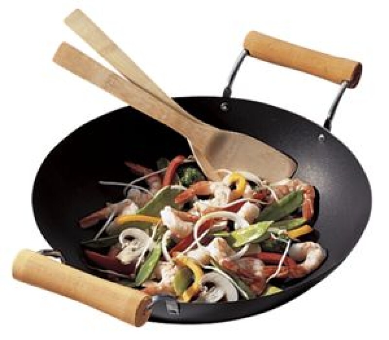 Flat Bottom Wok AO142