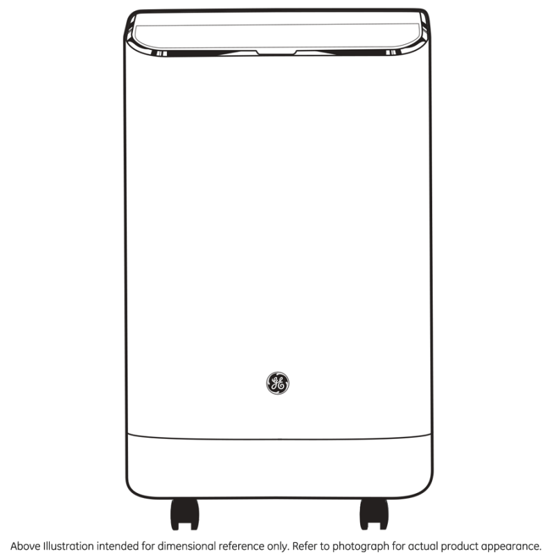 Portable Air Conditioner with Dehumidifier for Medium Rooms up to 450 sq. ft., 12,000 BTU (8,200 BTU SACC) APCA12YZMW