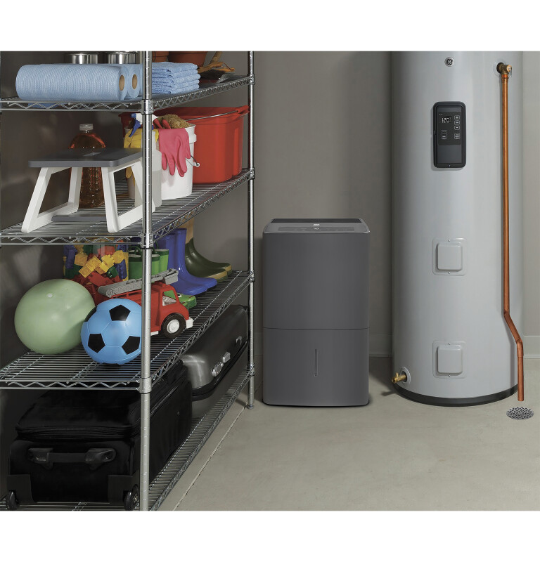 50 Pint Portable Dehumidifier with Built-in Pump for Wet Spaces APEL50LZ