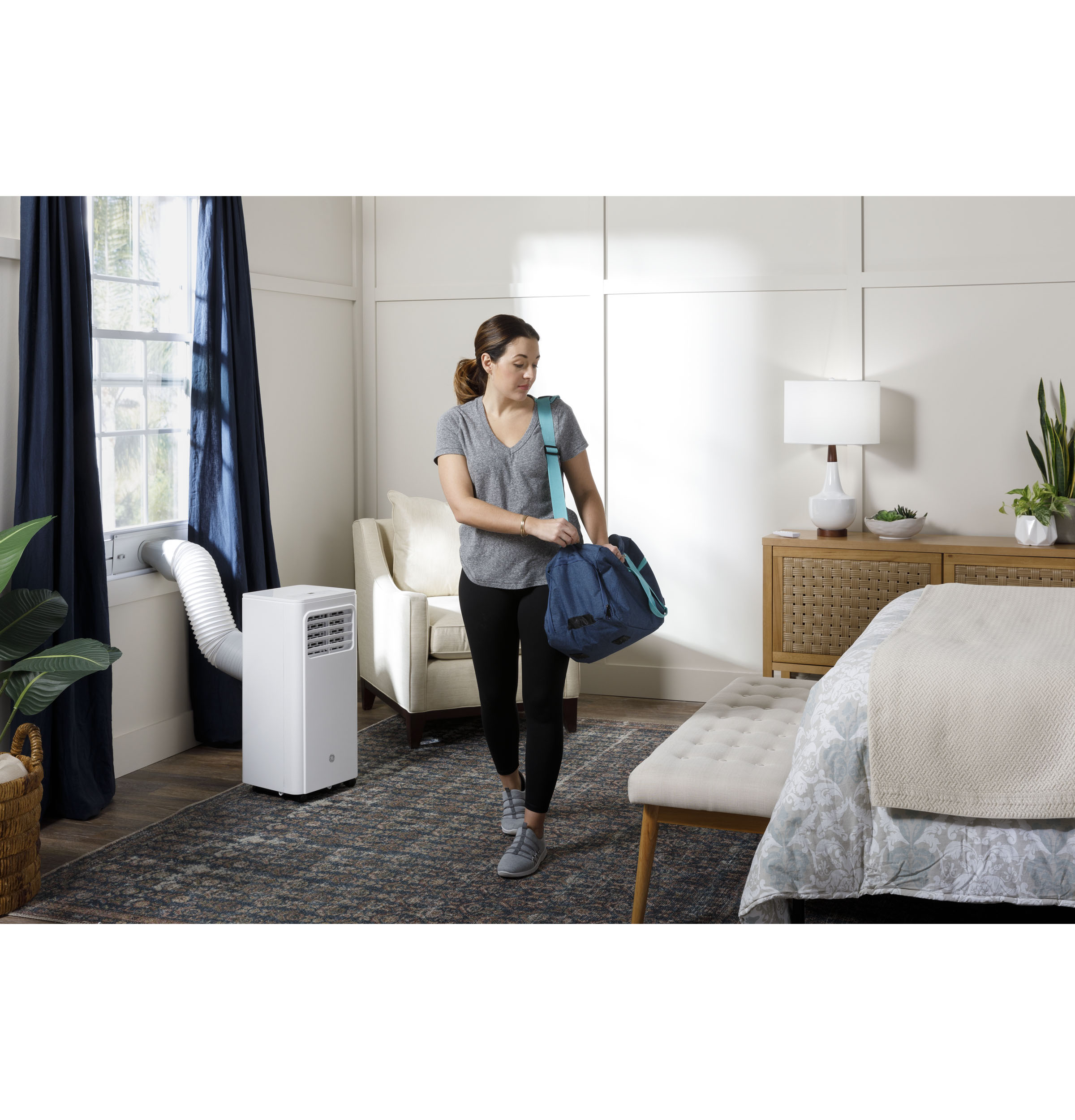 8,000 BTU Portable Air Conditioner for Small Rooms up to 150 sq ft. (5,300 BTU SACC) APFA08YBMW