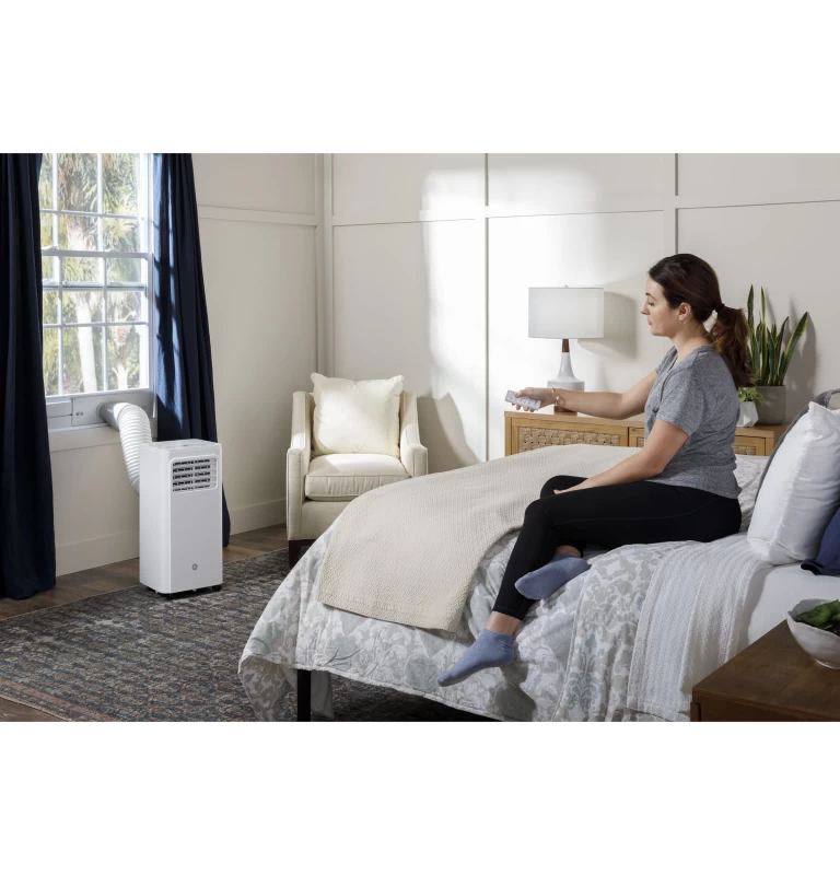 5,100 BTU Portable Air Conditioner with Dehumidifier and Remote, White APFD05JASW
