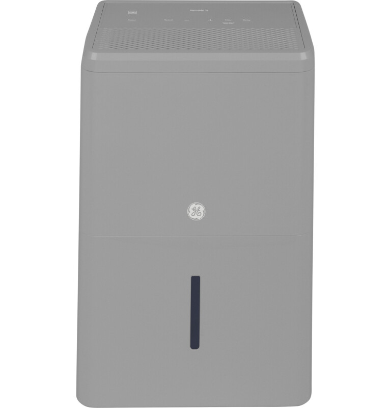 GE 50 Pint Portable Dehumidifier with Built-in Pump and Smart Dry for Wet Spaces Grey APHL50LB Picture 1