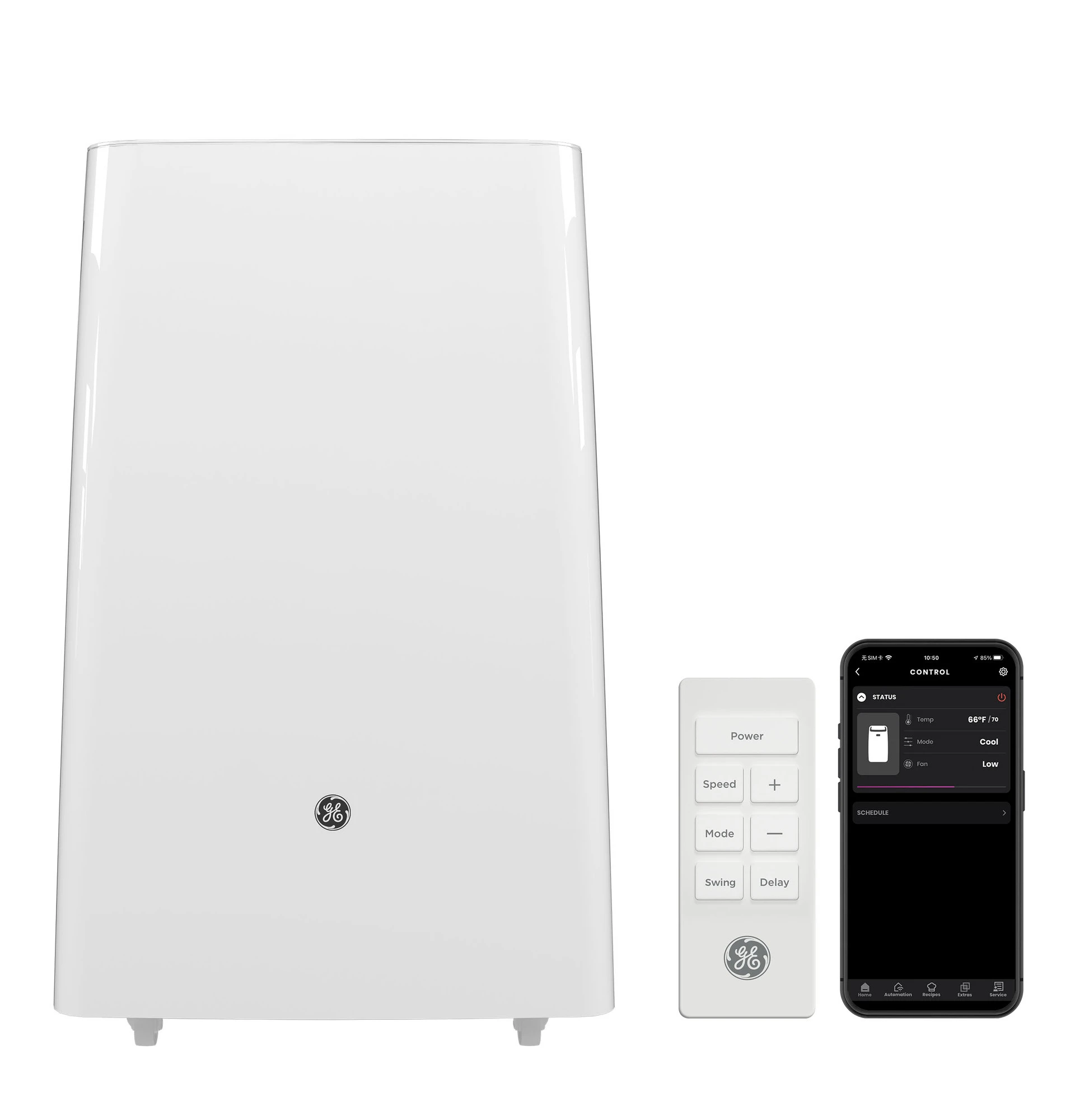GE® 8,000 BTU DOE SACC Portable Air Conditioner for Medium Rooms up to 350 sq. ft. view 3